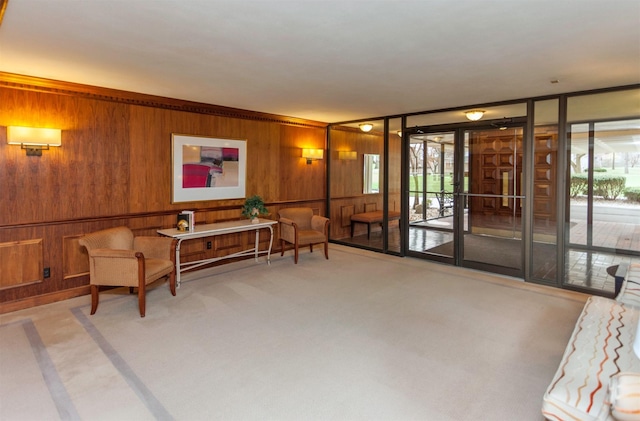 3663 Grand Ave Unit 501, Des Moines, IA 50312 - lobby featuring wooden walls