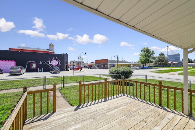204 N Gaines St, Stuart, IA 50250 - view of wooden terrace