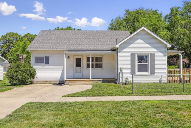 204 N Gaines St, Stuart, IA 50250 - view of front of property with covered porch and a shingled roof