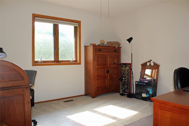 311 W View Dr, Osceola, IA 50213 - office area with light carpet and baseboards