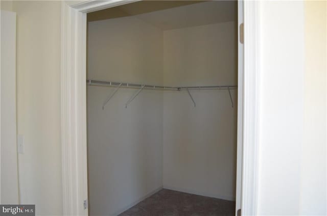 view of closet