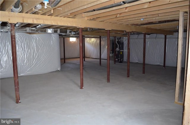 view of basement