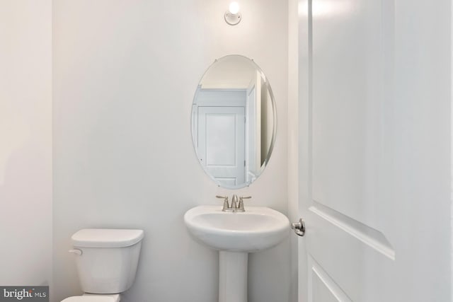 bathroom featuring toilet