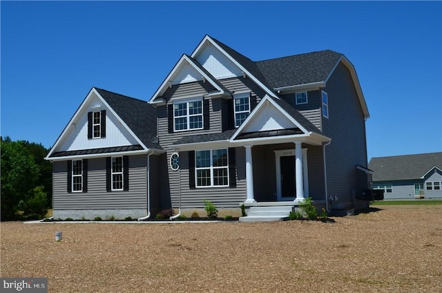 view of craftsman inspired home