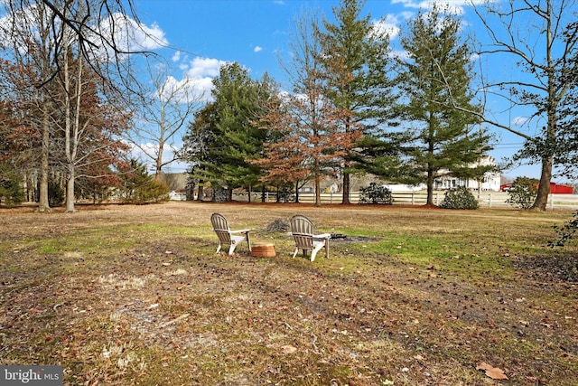 view of yard