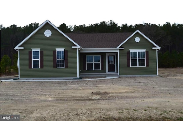 view of front of house with a porch