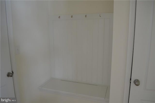 view of mudroom