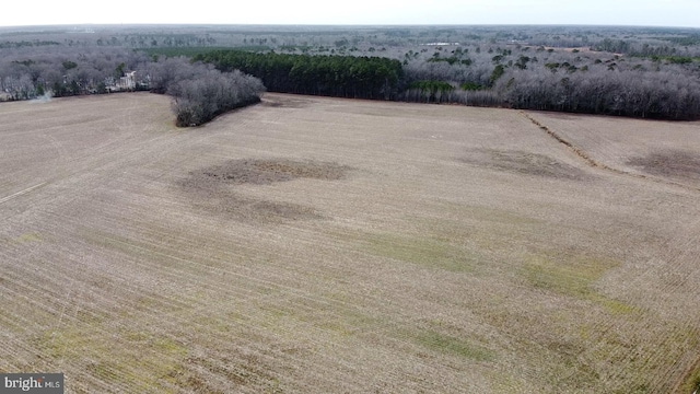 drone / aerial view featuring a rural view