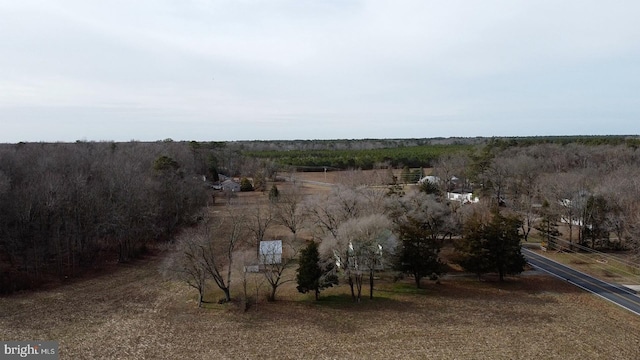 bird's eye view featuring a rural view