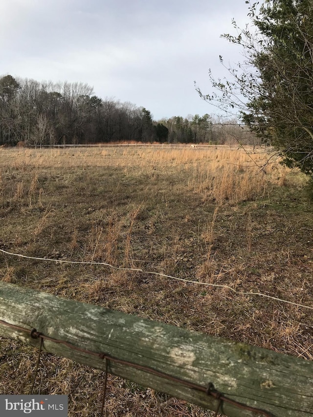 view of nature featuring a rural view