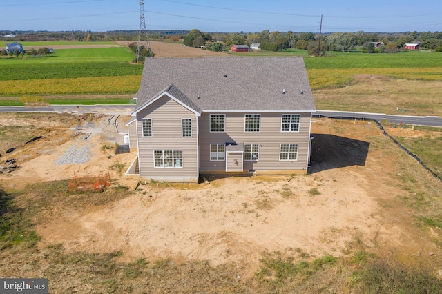 view of back of property