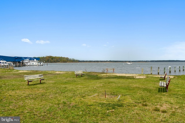 3621 Edgemont St, Edgewater, MD 21037 - water view with a boat dock