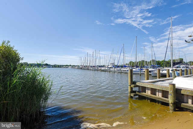 3621 Edgemont St, Edgewater, MD 21037 - dock with a water view