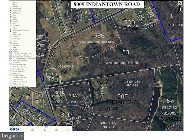 8009 Indiantown Rd, King George VA, 22485 land for sale