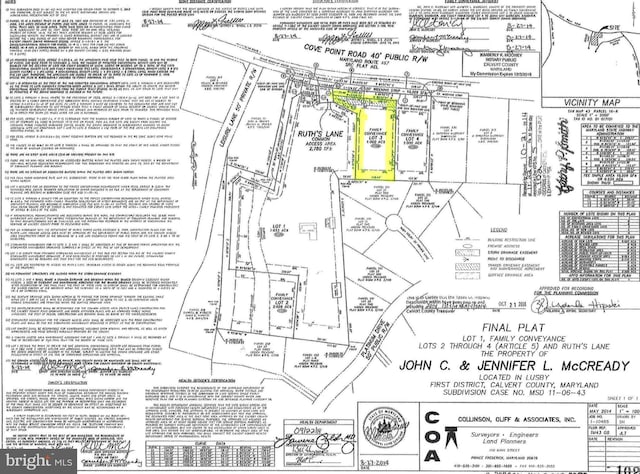 11108 Ruths Ln, Lusby MD, 20657 land for sale