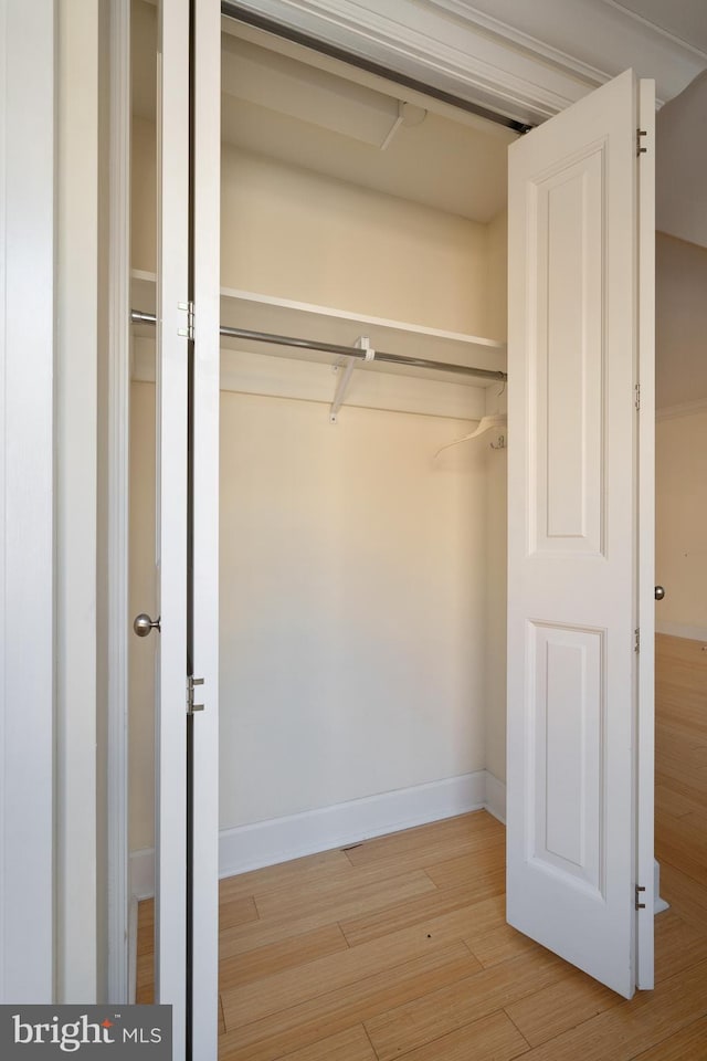 view of closet