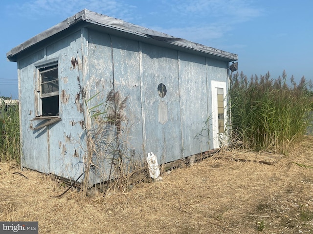 view of shed / structure