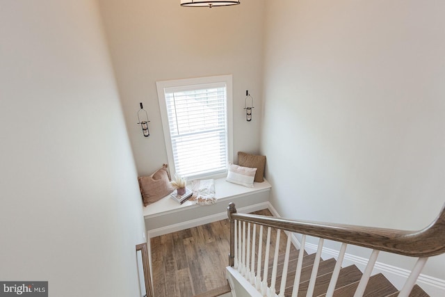 interior space featuring hardwood / wood-style flooring