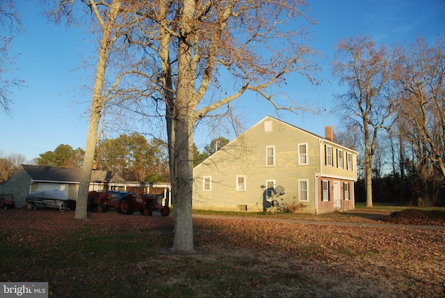 view of property exterior