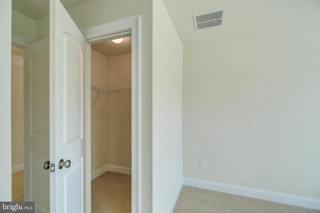 view of closet