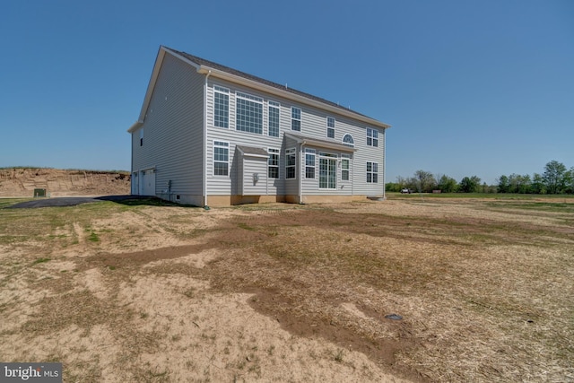 view of back of property