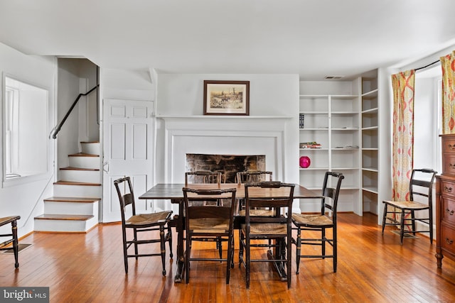 dining room featuring hardwood / wood-style floors