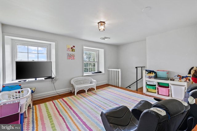 bedroom featuring hardwood / wood-style floors