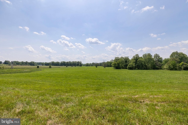 view of nature featuring a rural view