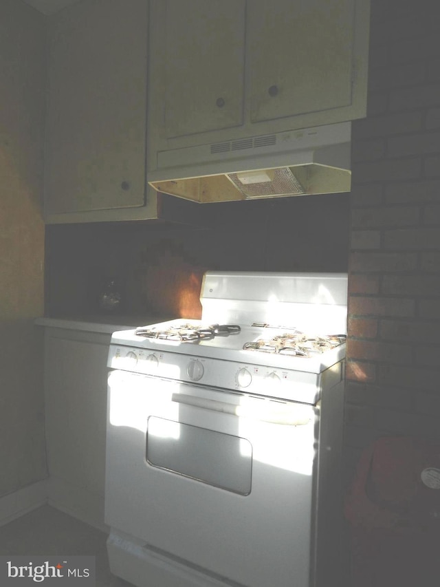 kitchen featuring gas range gas stove