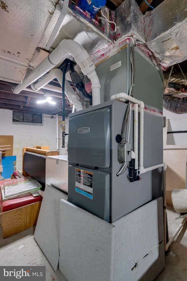 view of utility room