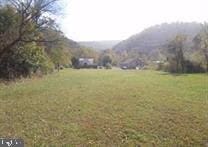 view of yard featuring a mountain view