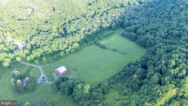 view of aerial view