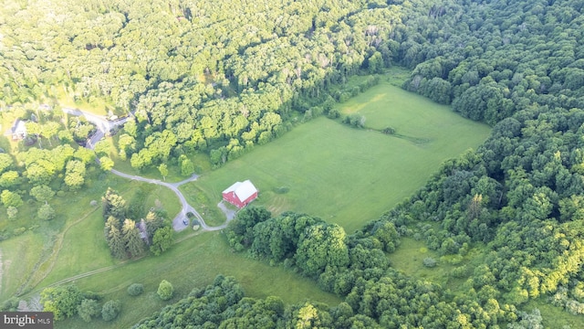 view of aerial view