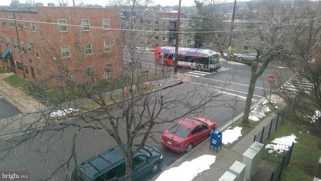 view of parking / parking lot