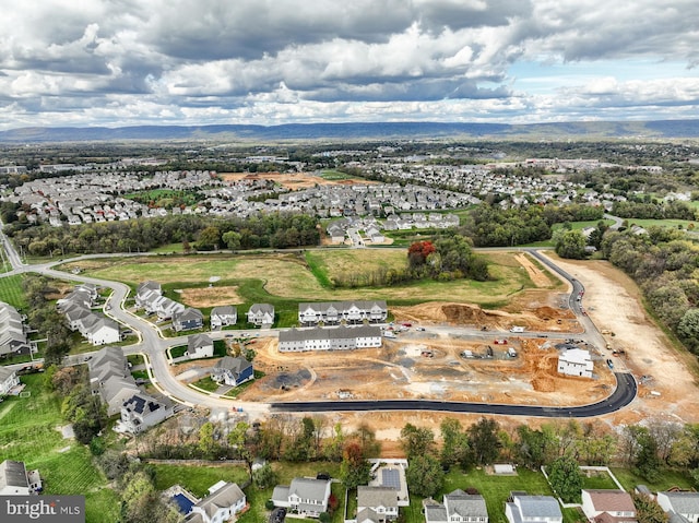 drone / aerial view featuring a residential view