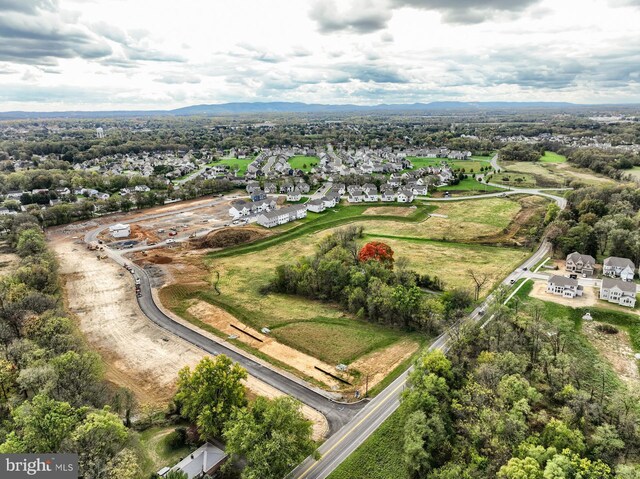 bird's eye view featuring a residential view