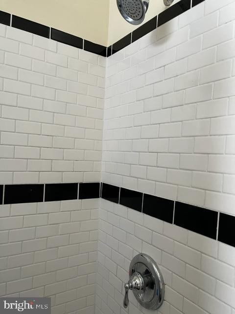 details with tiled shower