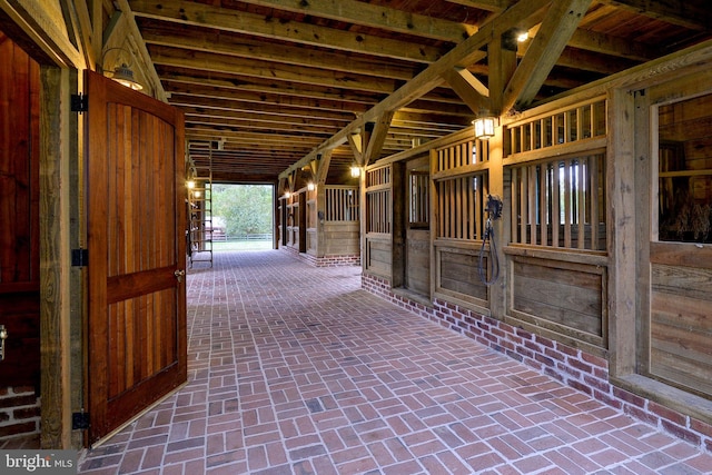 view of stable