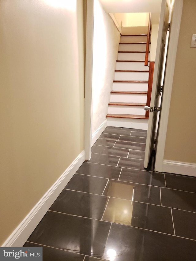 2615 N 12th St, Philadelphia, PA 19133 - stairs featuring baseboards