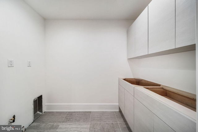 interior space featuring tile floors