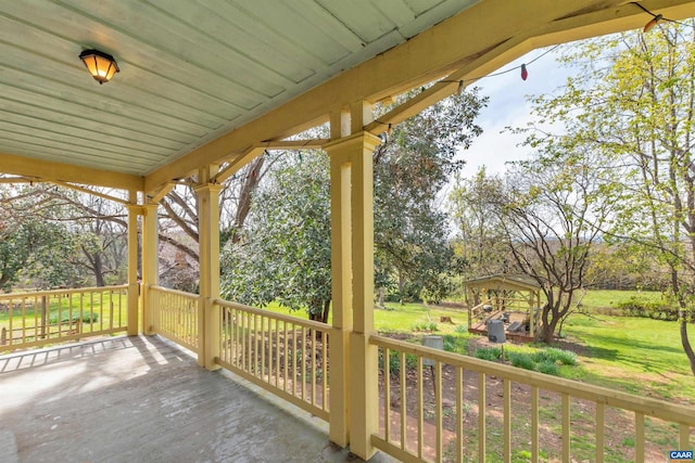 view of patio