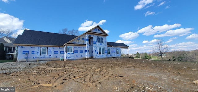 view of back of property