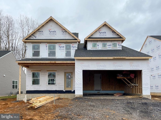 view of property in mid-construction