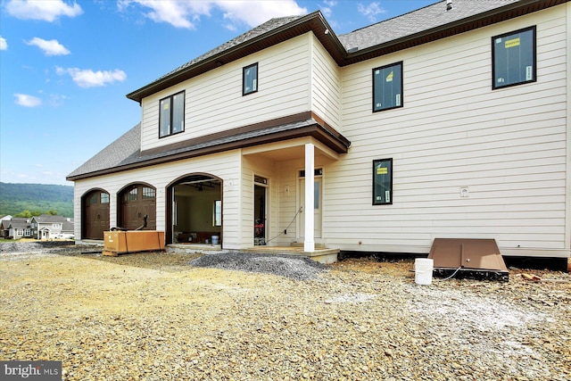 view of rear view of property