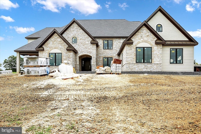 view of french country style house