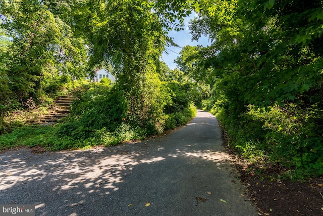 view of road