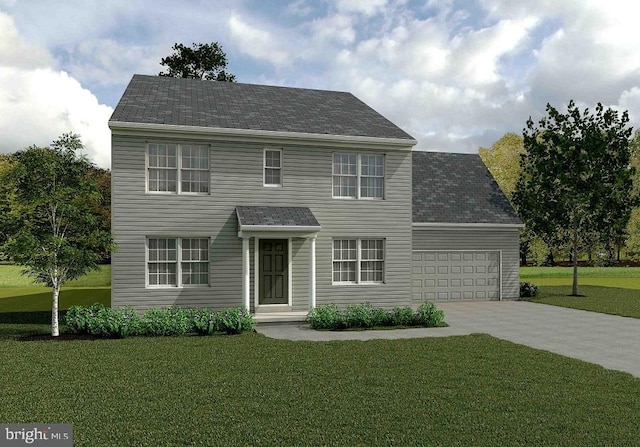 1 Reserve Ln Glen Mary Plan, Unit Glen Mary Plan, Mechanicsburg, PA 17050 - colonial-style house featuring a front lawn and a garage