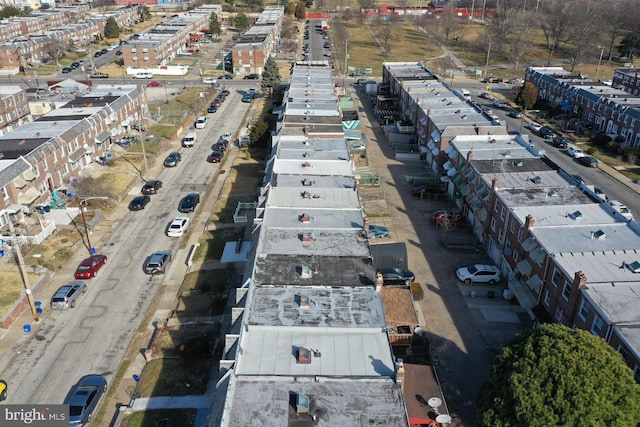 view of aerial view