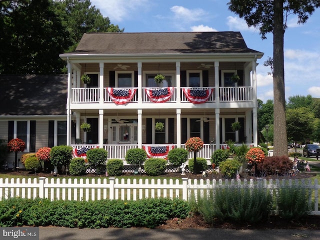 view of front of house with covered porch