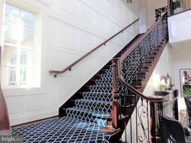 view of staircase